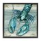 Stupell Industries Northpoint Lobster Rustic Sealife Framed Floater Canvas Wall Art